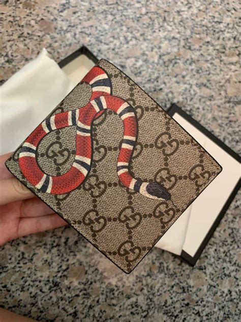 gucci snake wallet legit check|Gucci snake wallet men's.